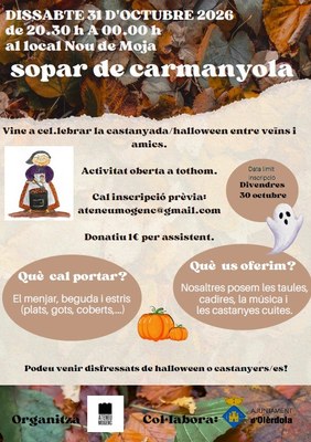 Castanyada i Halloween a Moja
