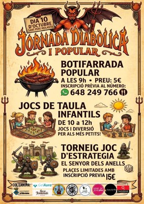 Jornada “Diabòlica i popular” a Sant Pere Molanta