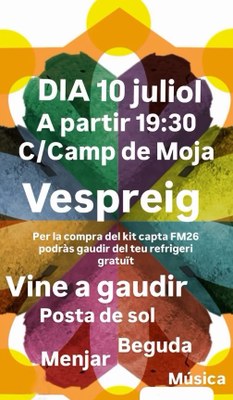 Vespreig per tancar la capta de la FM de Moja