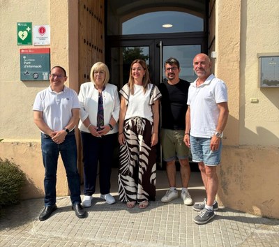 Anna Herrera, diputada de Turisme de la Diputació, visita Olèrdola