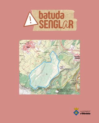 Aquest dissabte hi ha batuda per caçar porcs senglars a Cal Passeres i Serra Llarga