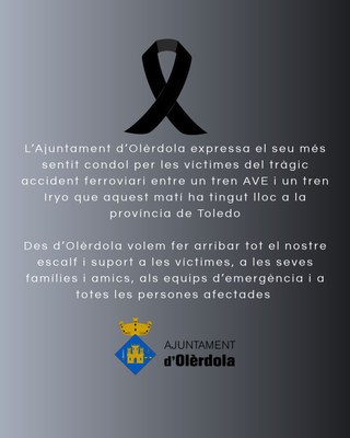 Condol per les víctimes de l’accident ferroviari a la província de Toledo
