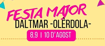 Daltmar tindrà Festa Major i es viurà del 8 al 10 d’agost