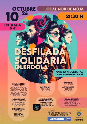 Desfilada solidària a benefici de La Marató