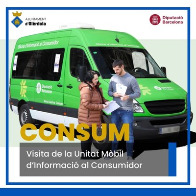 Dimecres 13 de maig visita Olèrdola l’Oficina Mòbil d’Informació al Consumidor