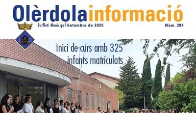 Editat el butlletí municipal “Olèrdola Informació” d’aquest mes de setembre