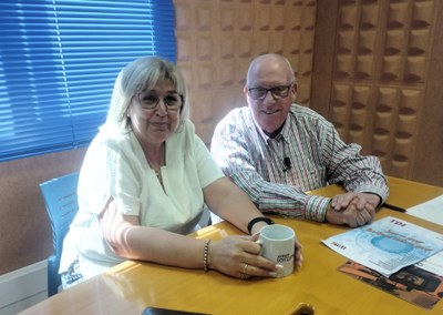 Fina Mascaró amb Joan Enric Vidal