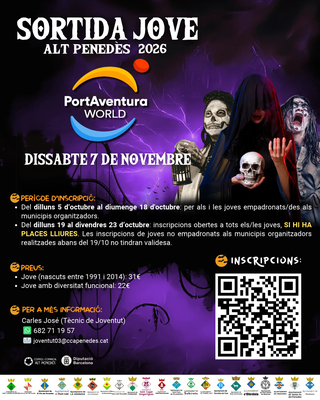 Inscripcions obertes per a la Sortida Jove a Portaventura