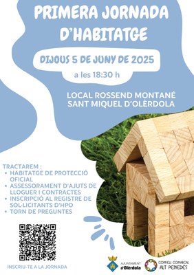 Jornada d’Habitatge organitzada per l’Ajuntament d’Olèrdola