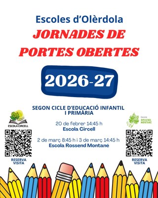 Jornades de portes obertes a les escoles Circell i Rossend Montané