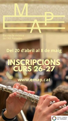 L’EMAP obre fins el 8 de maig el període de preinscripcions