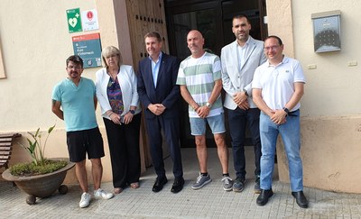 La Diputació referma el seu compromís amb la zona esportiva de Daltmar