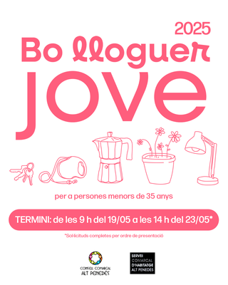 Nova convocatòria del Bo Lloguer Jove
