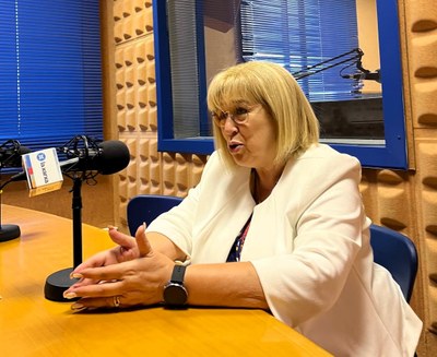 Fina Mascaró, portaveu del grup municipal d'ERC i regidora d'hisenda, educació, recursos humans i serveis generals, igualtat, comunicació, promoció econòmica i atenció ciutadana.