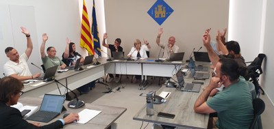 Ple de renúncia de l’alcaldessa en compliment del pacte de govern