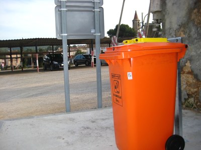 Contenidor instal·lat a Sant MIquel