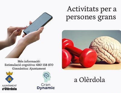 Tallers d’estimulació cognitiva i gimnàstica per a gent gran