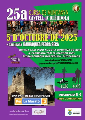 Tot a punt per viure diumenge la 25a cursa al castell