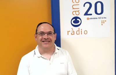 Sergi Martínez, regidor d'equipaments, turisme, joventut i gestió de residus. Portaveu del grup Impulsem Olèrdola