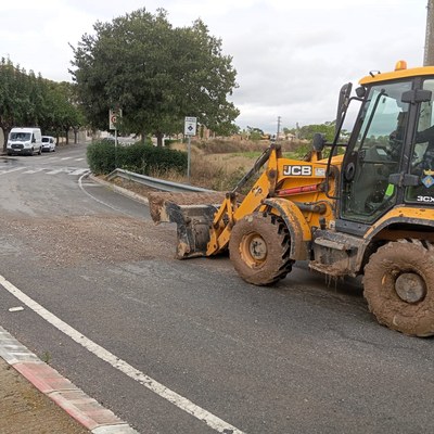 Treball municipal intens per pal·liar els efectes dels aiguats